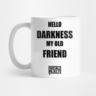 Hello Darkness (Black) Mug